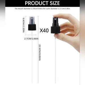 Black Spray Bottle Nozzles